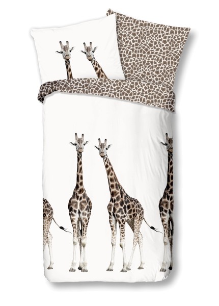 Traumschloss Kinder Renforcé Bettwäsche - Giraffe
